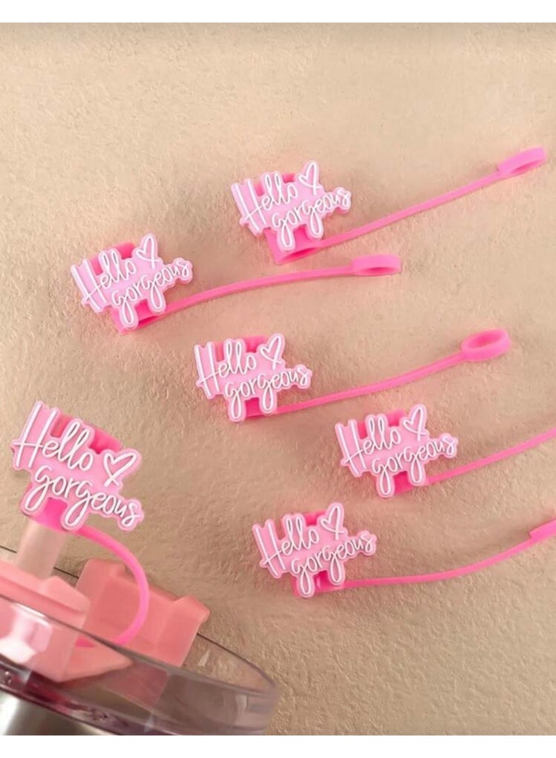 1pc Straw Stopper Silicone Straw Covers Cap for tumbler ,  Straw Topper Compatible for 30 and 40 Oz Tumbler with Handle,10 mm 0.4 in Straw Tips Lids